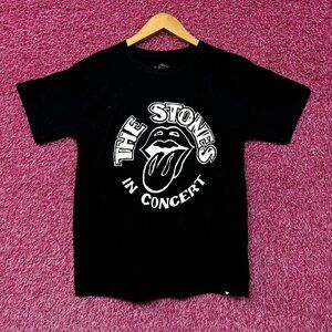 The Stones in Concert the Rolling Stones Hot Lips Womens Rock Tee L